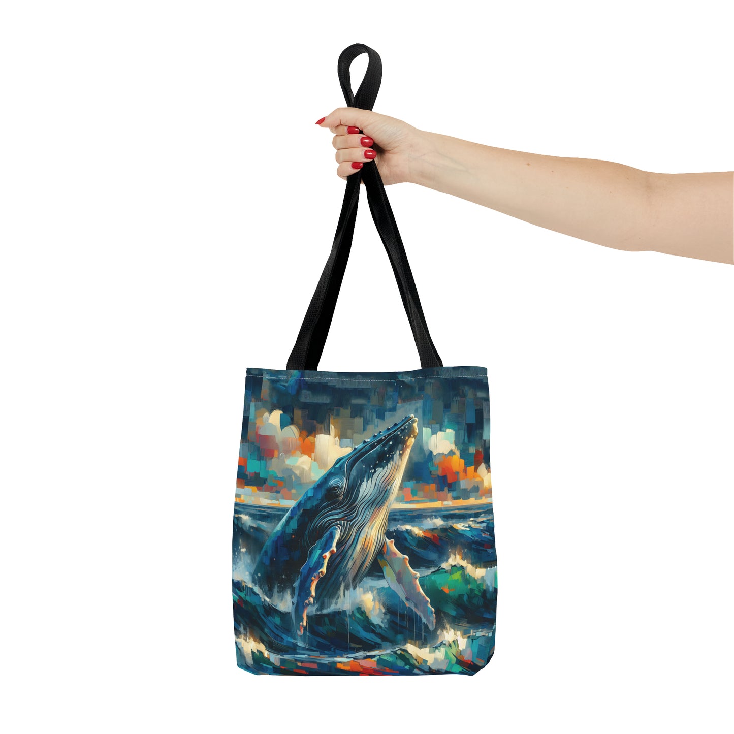 Humpback Breaching - Tote Bag