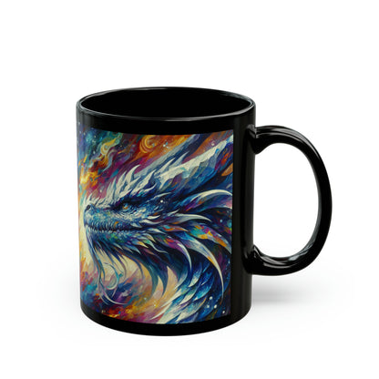 Opal Dragon - Black Mugs (11oz, 15oz)