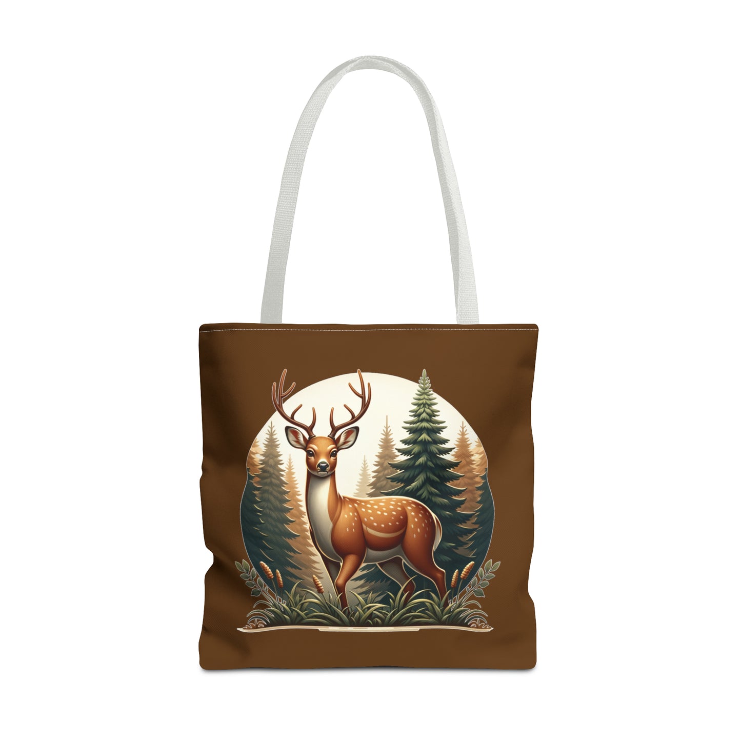 Buck in Forest - Tote Bag