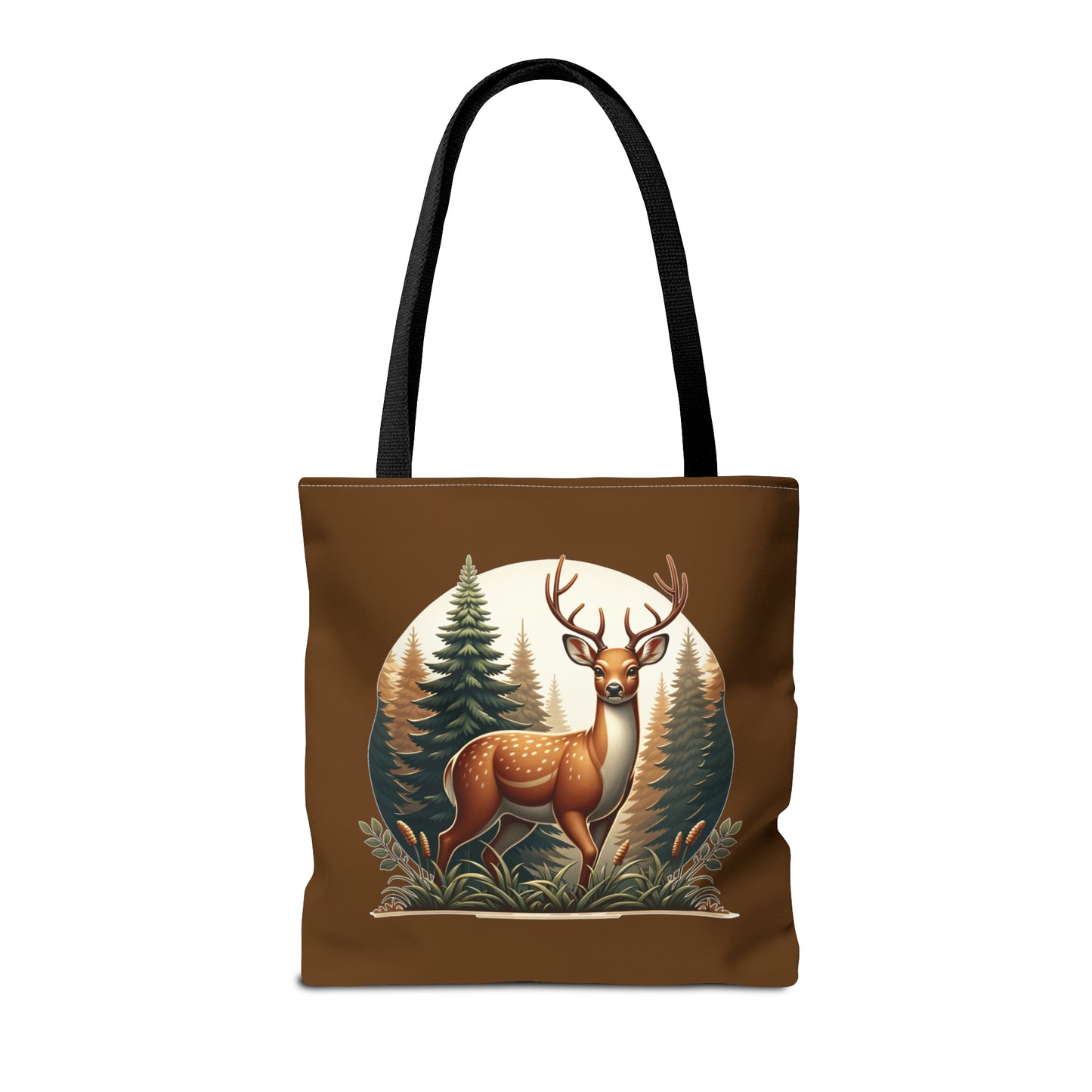 Buck in Forest - Tote Bag