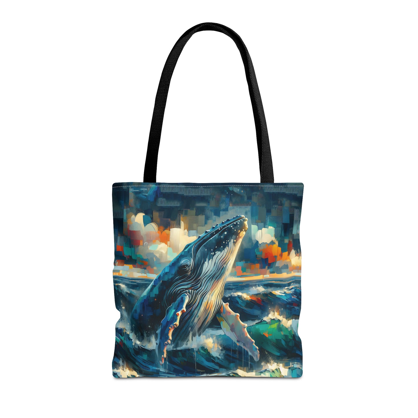 Humpback Breaching - Tote Bag