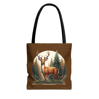 Buck in Forest - Tote Bag