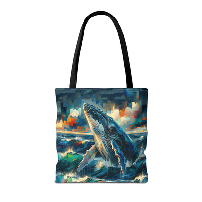 Humpback Breaching - Tote Bag