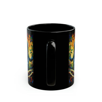 Black Panther Stalking - Black Mugs (11oz, 15oz)