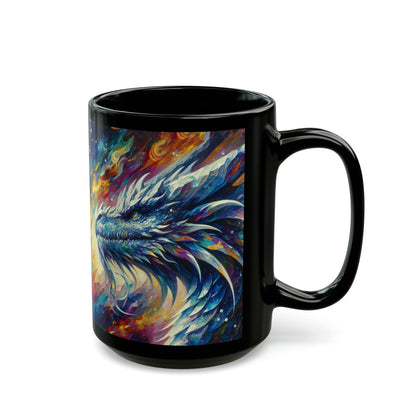 Opal Dragon - Black Mugs (11oz, 15oz)