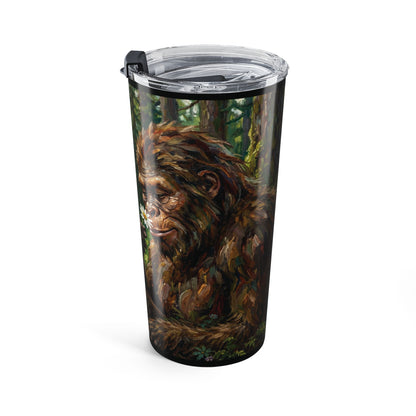 Sasquatch Forest 20oz Tumbler — Bigfoot Nature Travel Mug