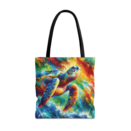 Sea Turtle Heading for the Light Tote Bag
