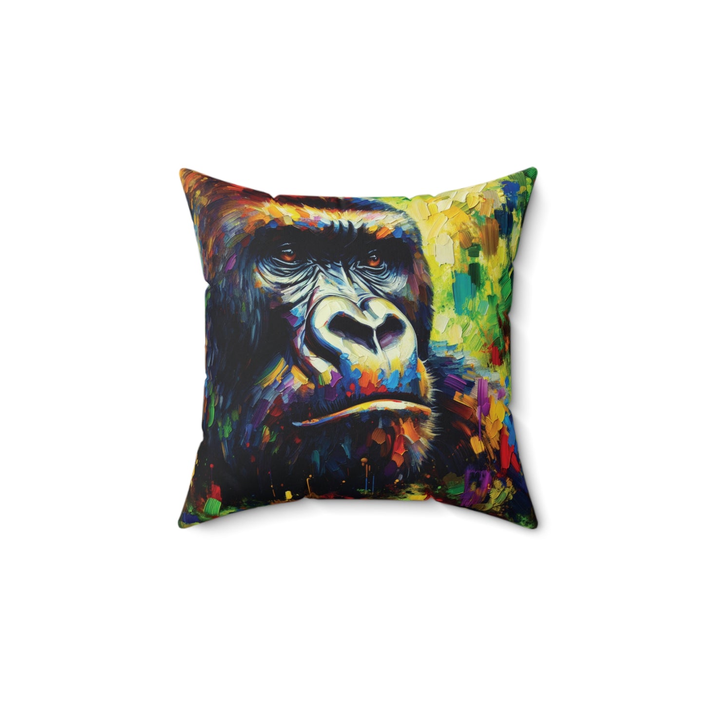 Pensive Gorilla - Square Pillows