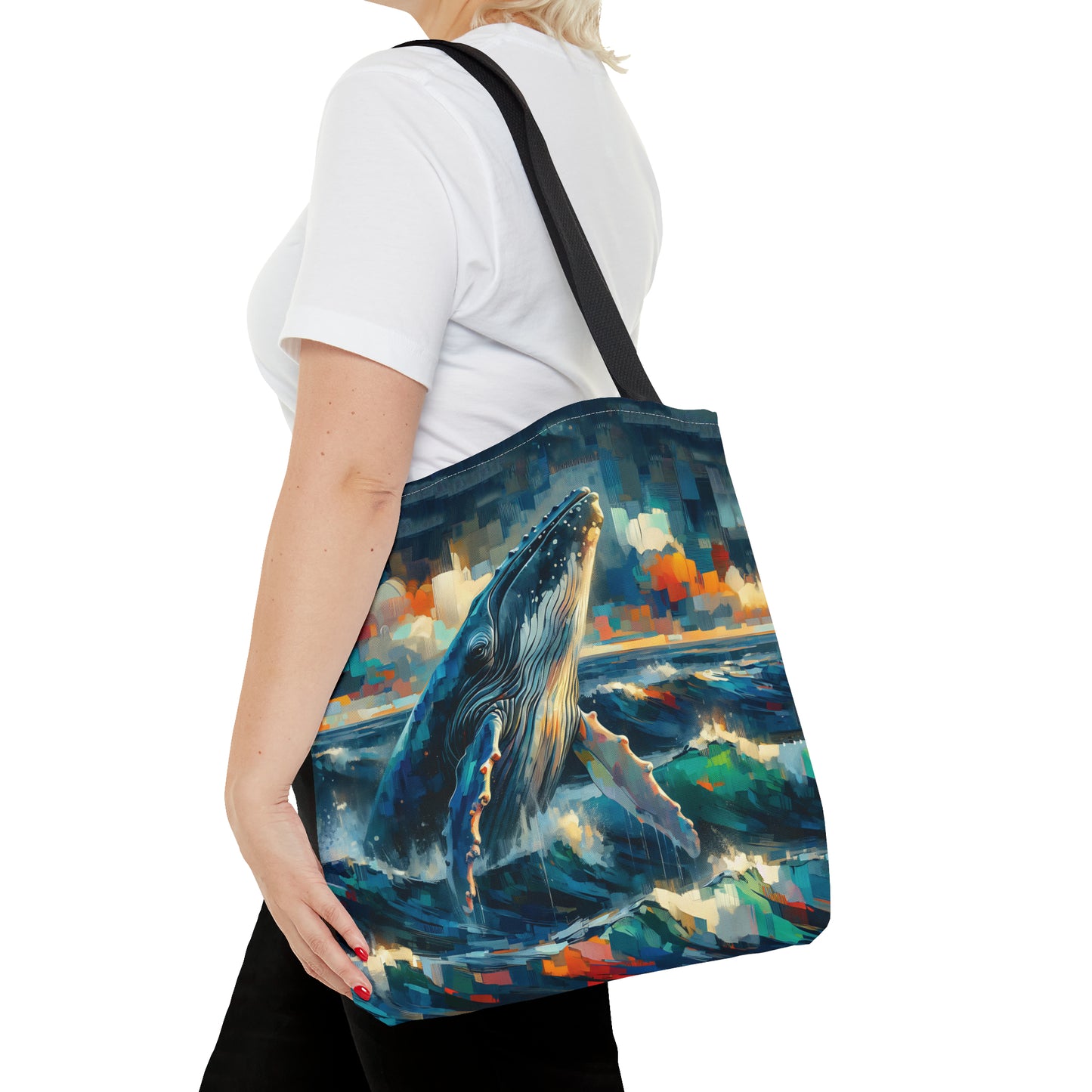 Humpback Breaching - Tote Bag