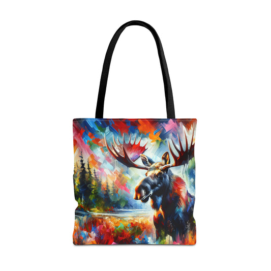 Sunrise Moose Tote Bag