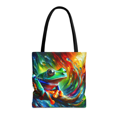 Treefrog Swirl Tote Bag