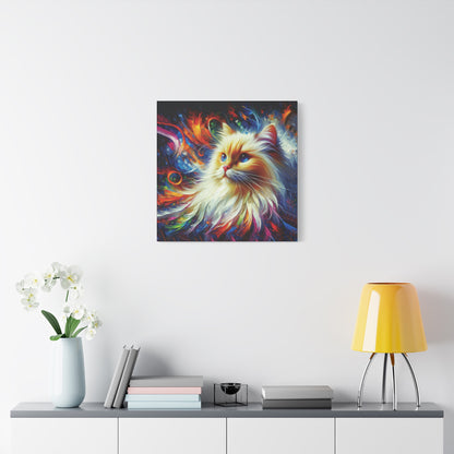 Canvas Print - Flame Point Siamese Cat