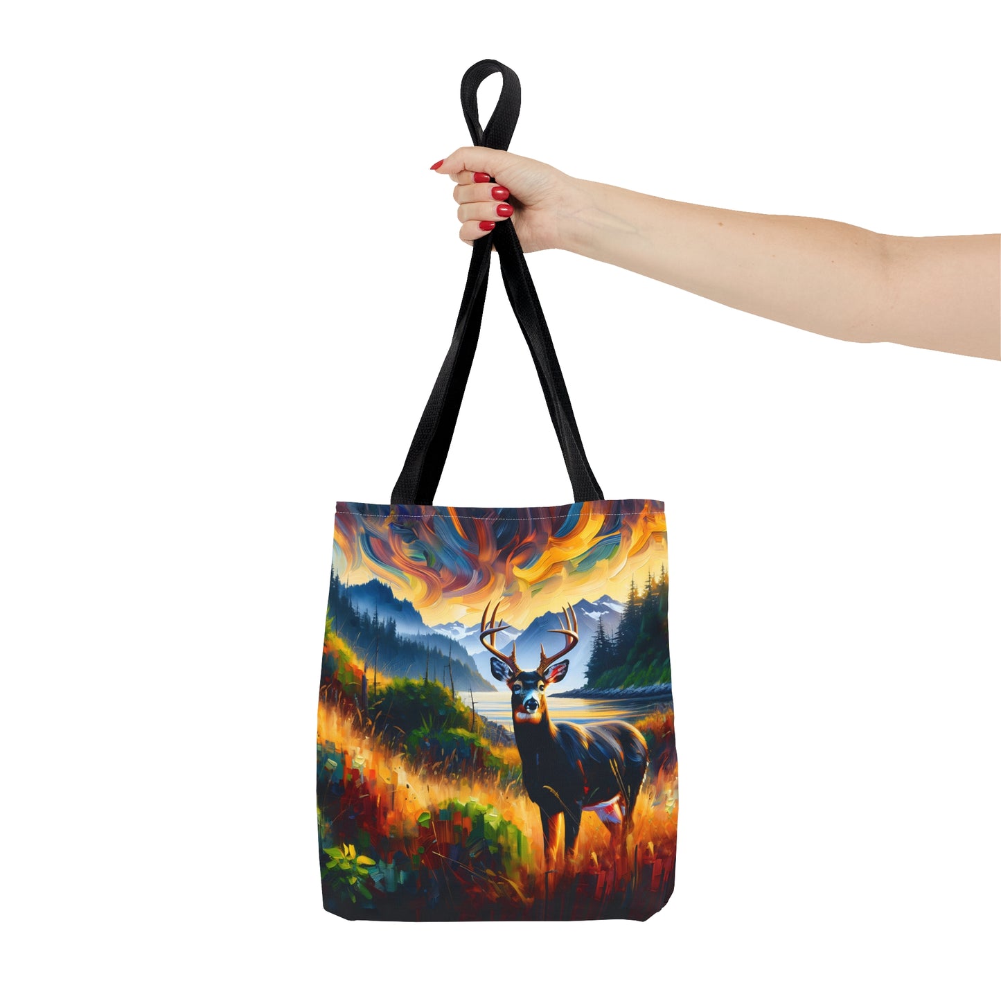 Black Tail Buck in Olympic National Park - Tote Bag