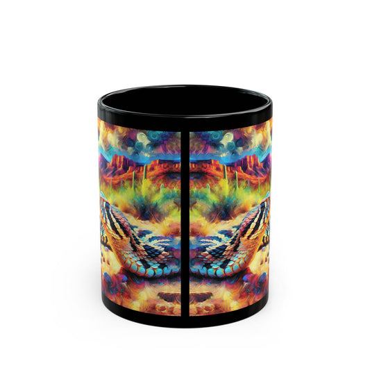 Desert Rattlesnake - Black Mug (11oz, 15oz)