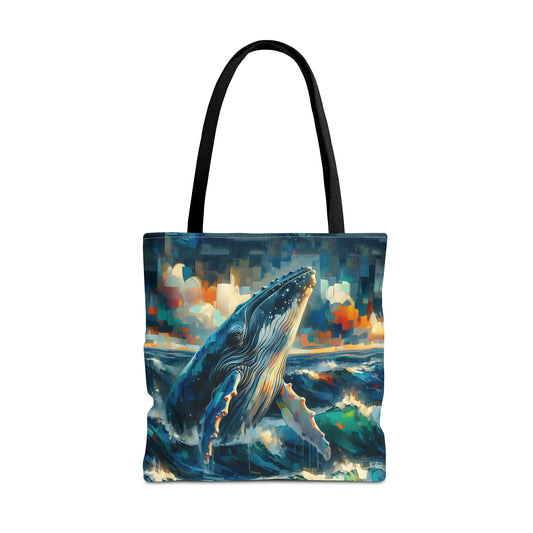 Humpback Breaching - Tote Bag