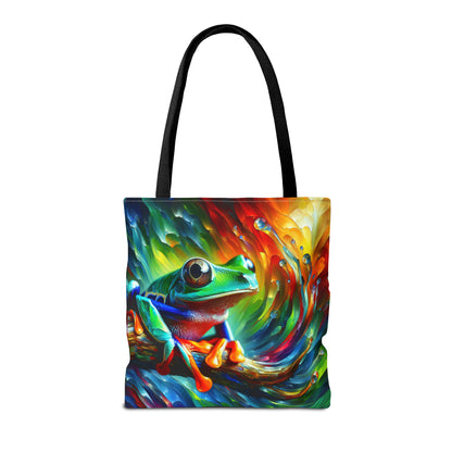 Treefrog Swirl Tote Bag