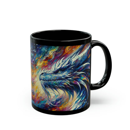 Opal Dragon - Black Mugs (11oz, 15oz)