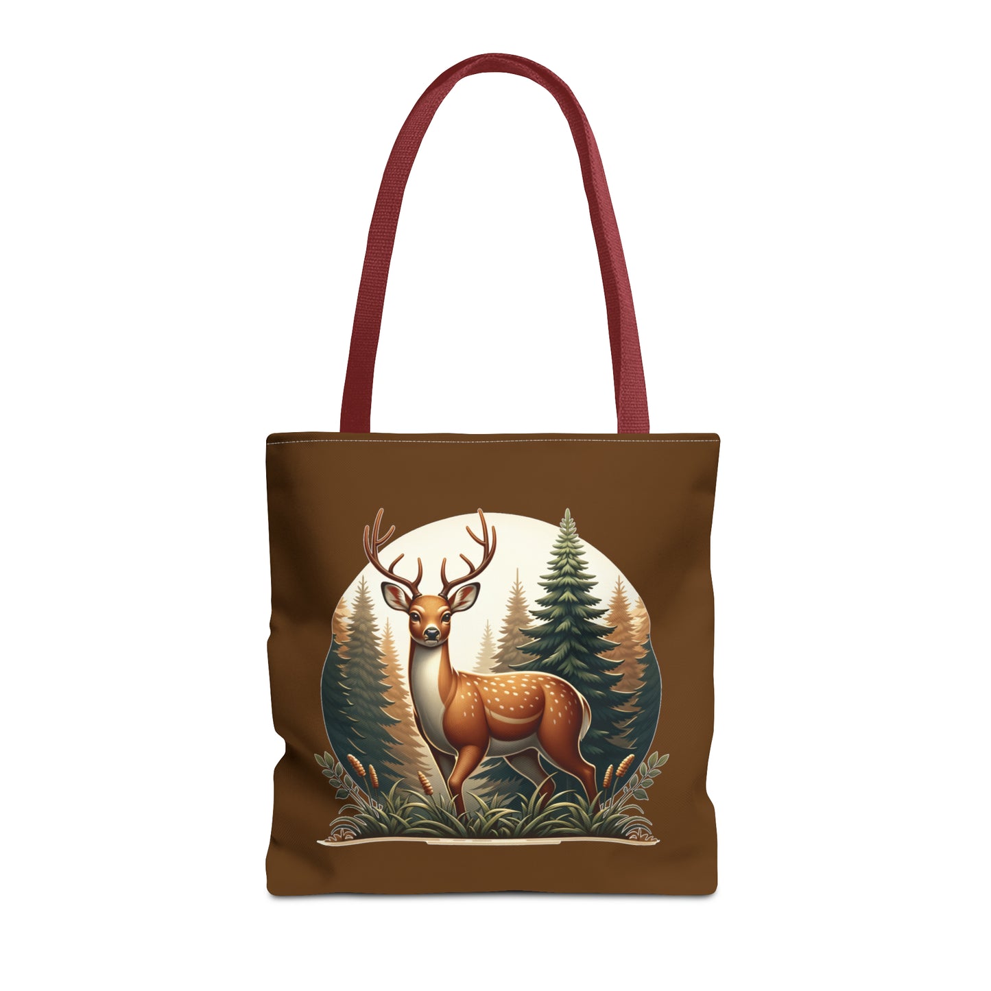 Buck in Forest - Tote Bag