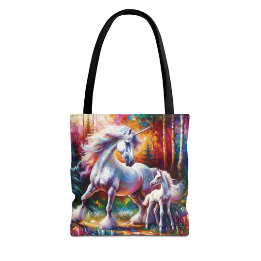 Unicorn Dad Meets His Daughter - Tote Bag