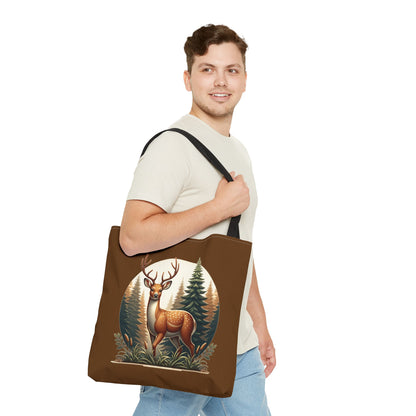 Buck in Forest Tote Bag