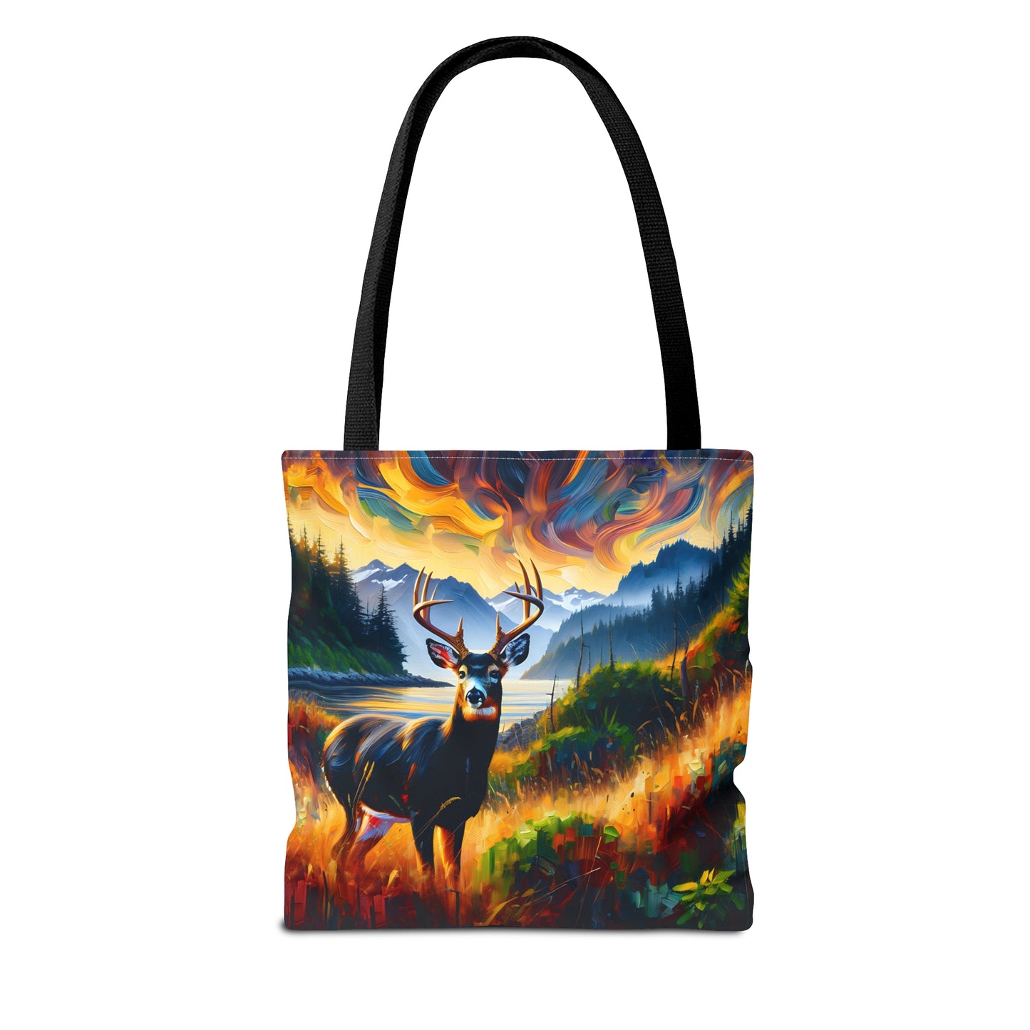 Black Tail Buck in Olympic National Park - Tote Bag