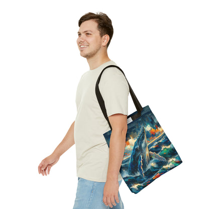 Humpback Breaching - Tote Bag