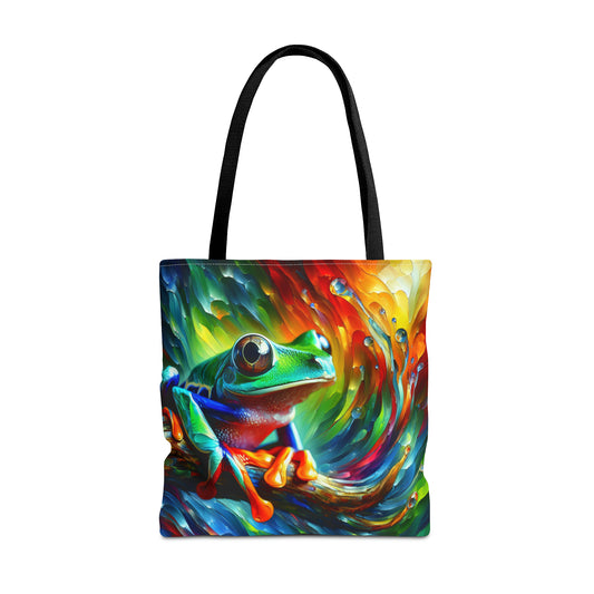 Treefrog Swirl Tote Bag