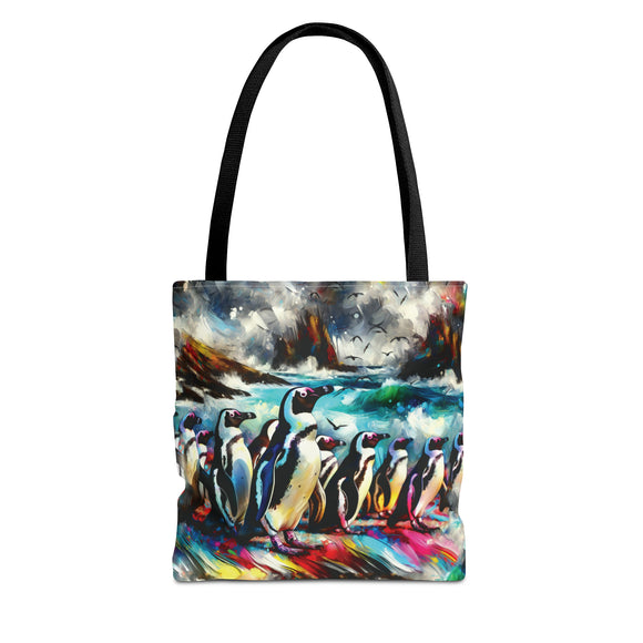 Penguin Colony Tote Bag