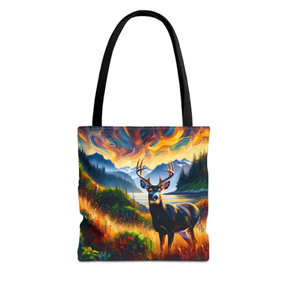 Black Tail Buck in Olympic National Park - Tote Bag