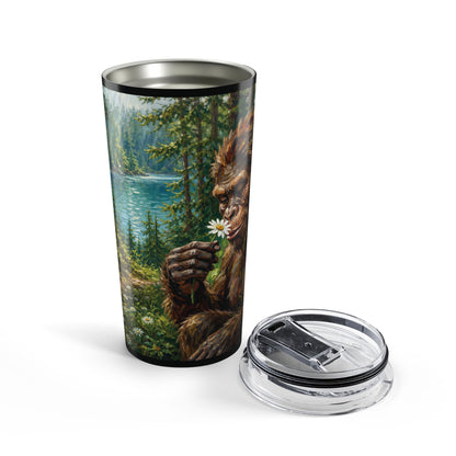 Sasquatch Forest 20oz Tumbler — Bigfoot Nature Travel Mug