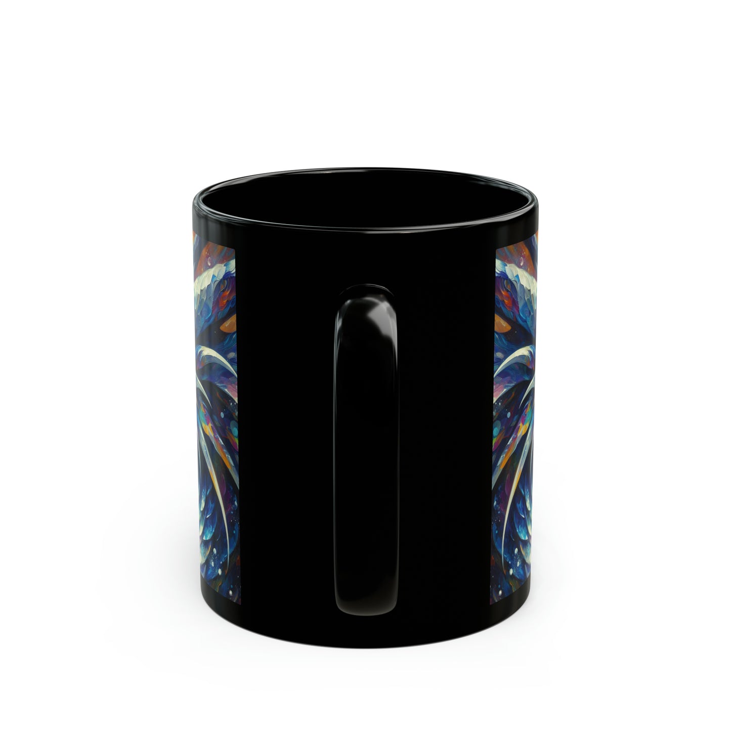 Opal Dragon - Black Mugs (11oz, 15oz)