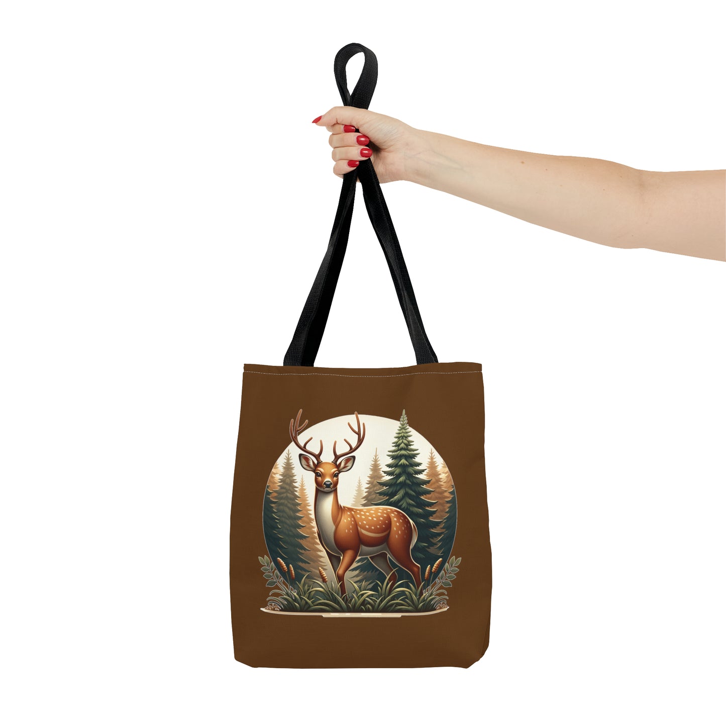 Buck in Forest - Tote Bag