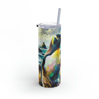 Yellow-Eyed Penguin - Skinny Matte Tumbler, 20oz