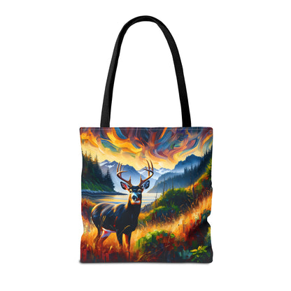 Black Tail Buck in Olympic National Park - Tote Bag