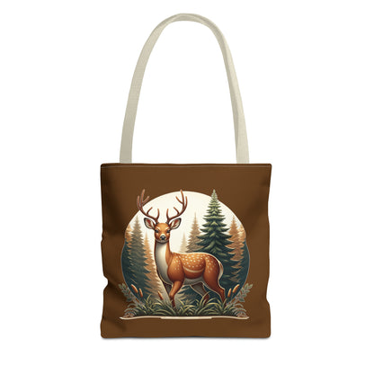 Buck in Forest - Tote Bag