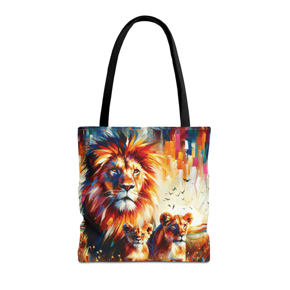 Lion Family Tote Bag