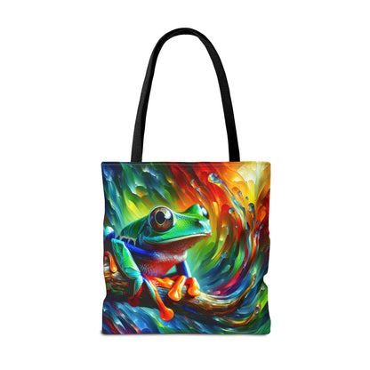 Treefrog Swirl Tote Bag