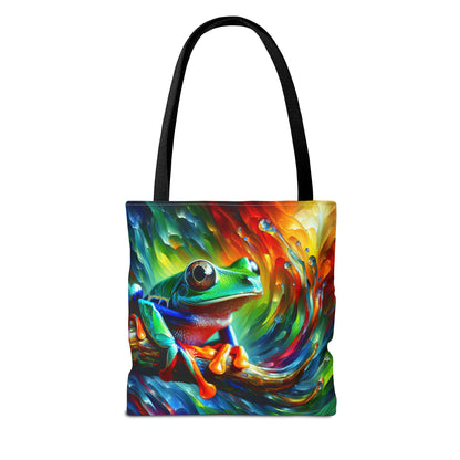 Treefrog Swirl Tote Bag