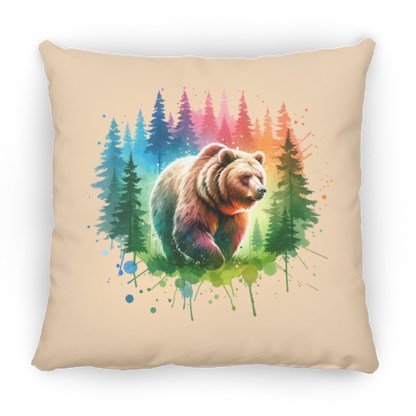 Grizzly Bear Walking - Pillows