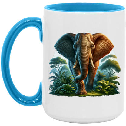 Elephant in Jungle - Mugs