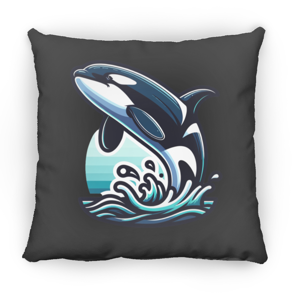 Orca Splash - Throw Pillows
