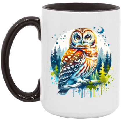 Watercolor Owl Mugs