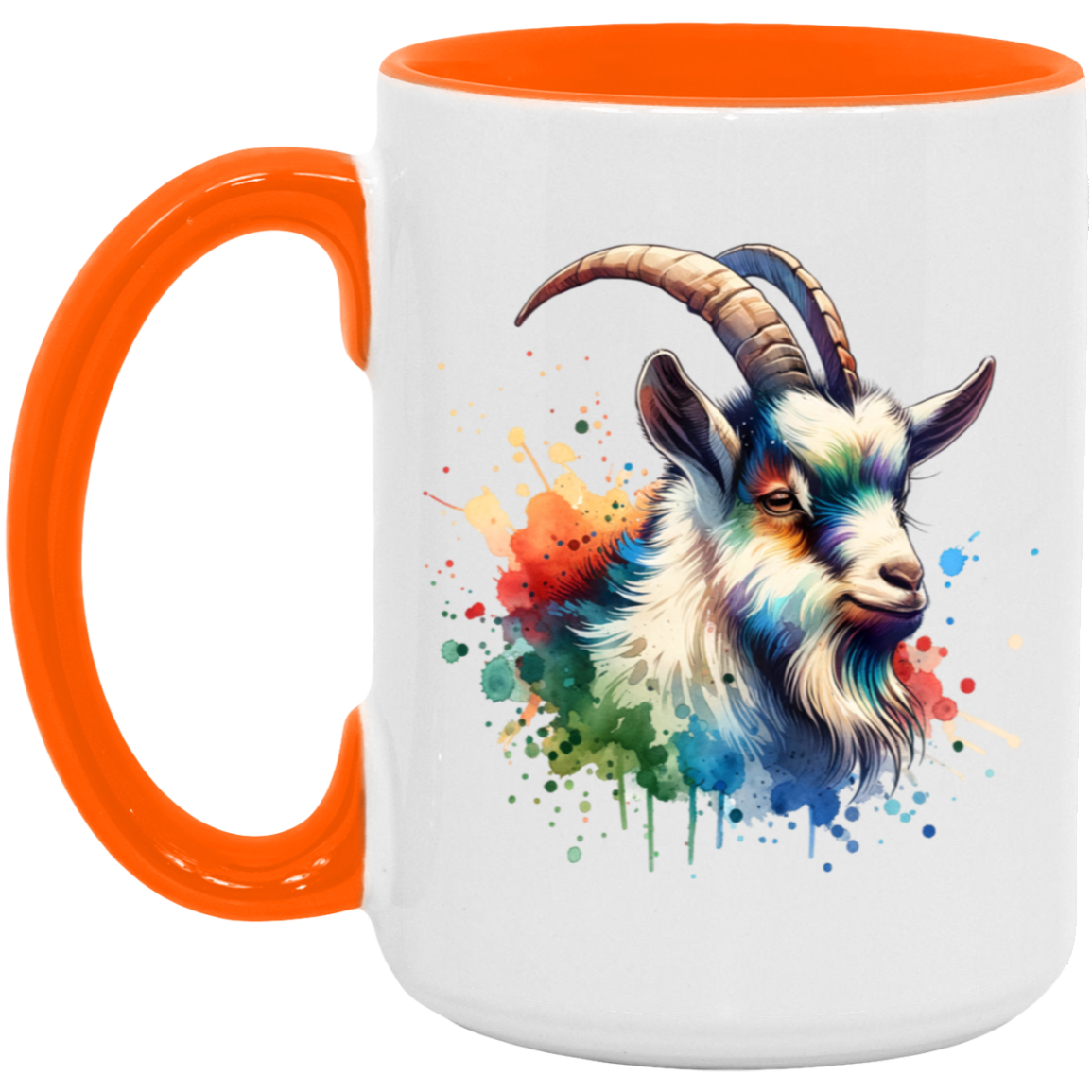 Goat Portrait Watercolor - Mugs