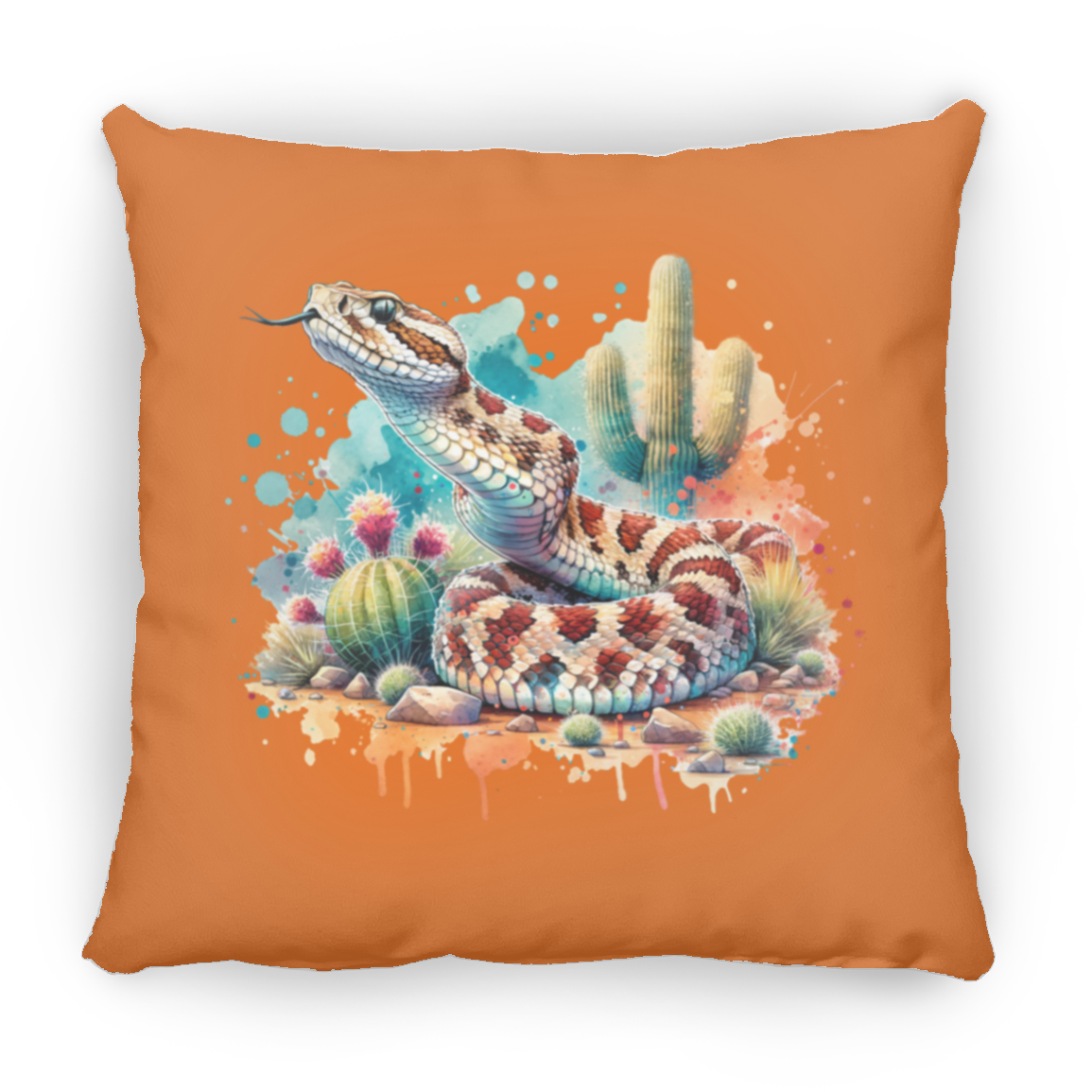 Rattlesnake Scenting the Air - Pillows