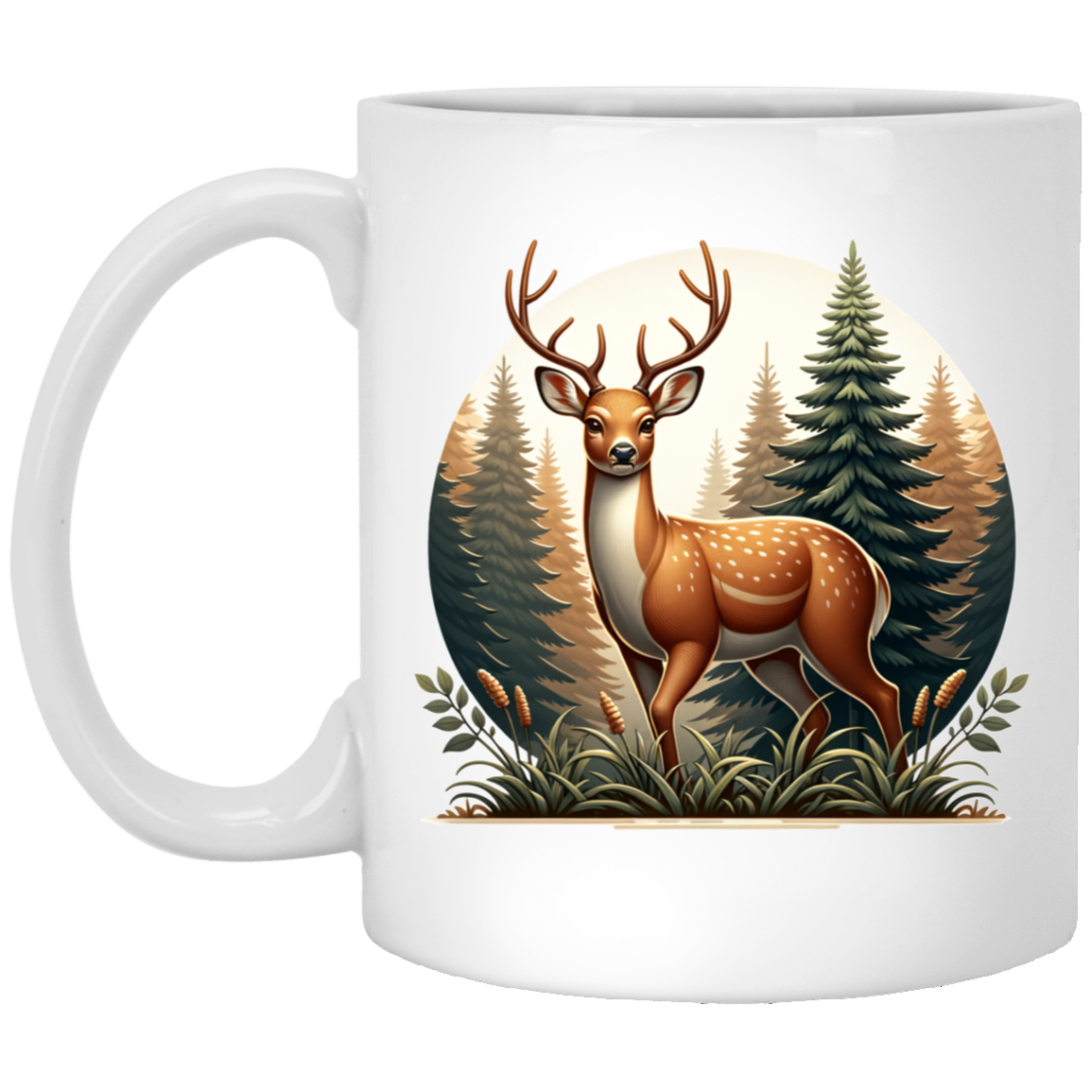 Buck in Forest - Mugs