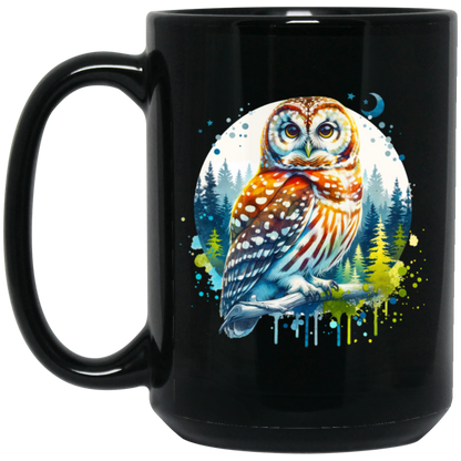 Watercolor Owl Mugs