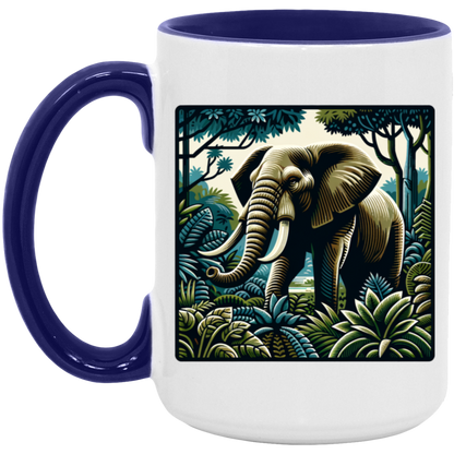 Block Print Elephant - Mugs