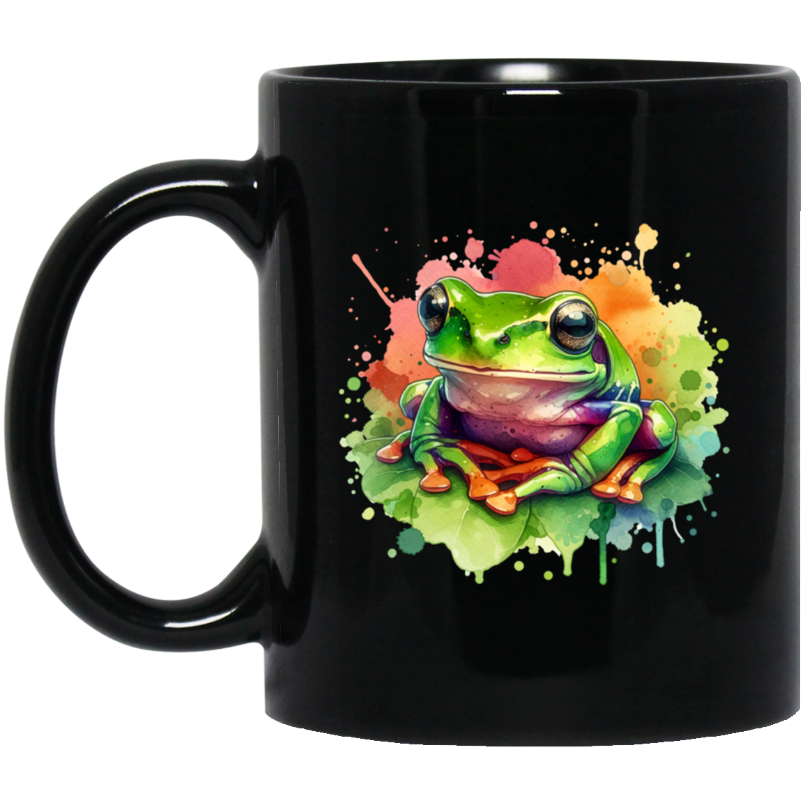 Watercolor Treefrog Mugs