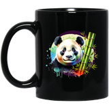 Panda with Bamboo Mugs