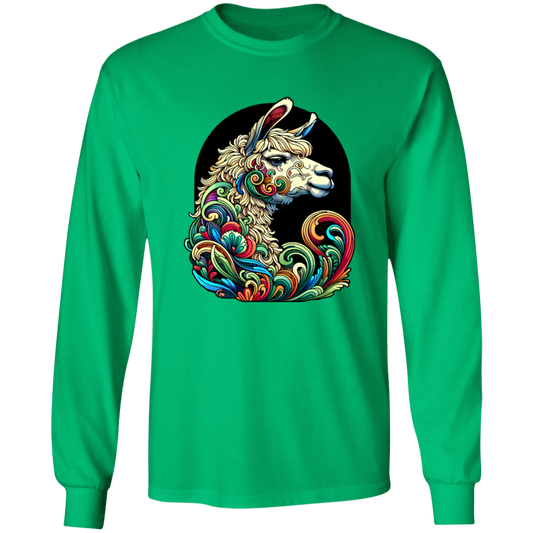 Art Nouveau Style Llama - T-shirts, Hoodies and Sweatshirts